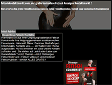 Tablet Screenshot of fetischkontaktmarkt.com